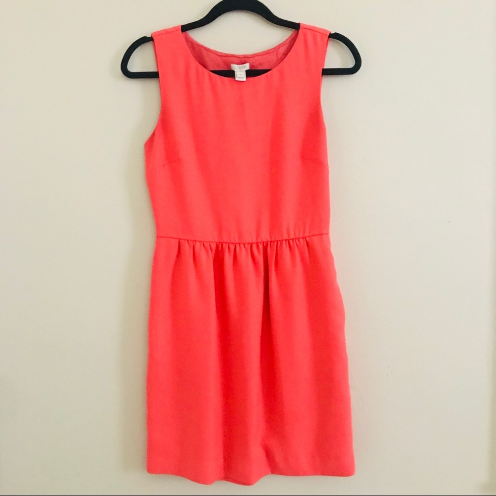 J Crew Factory sleeveless ruched dress- Sz 2